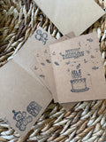 Handmade Blank Birthday Card pack