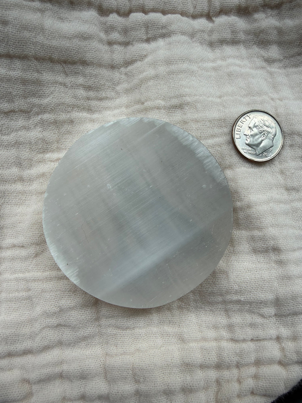Selenite Chakra Charging Plate