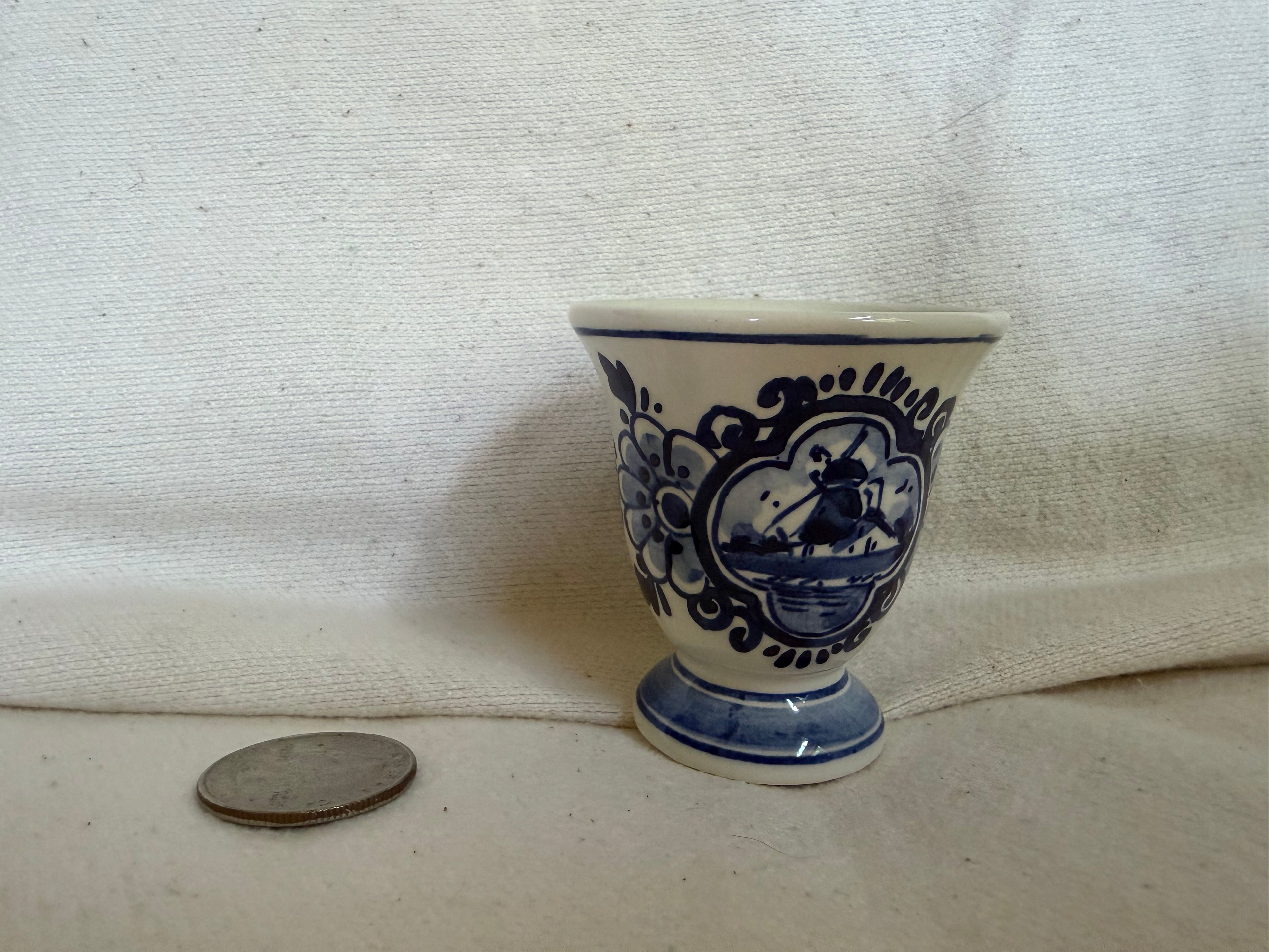 Vintage Delftware Egg Cup