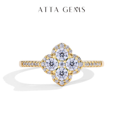 Aurum Moissanite Ring image 2