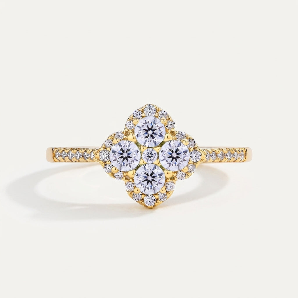 Aurum Moissanite Ring image 1